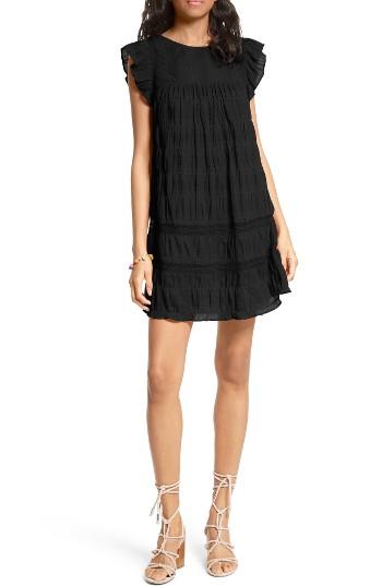 Women's Rebecca Minkoff Rose Minidress, Size - Black