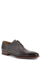 Men's Magnanni Gerardo Medallion Toe Derby W - Grey