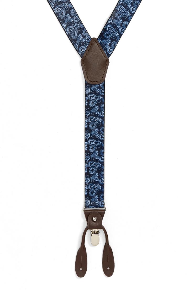 Men's Nordstrom Men's Shop Paisley Suspenders