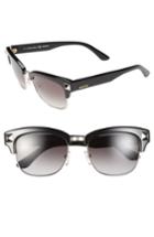 Women's Valentino 'rockstud' 53mm Sunglasses - Black