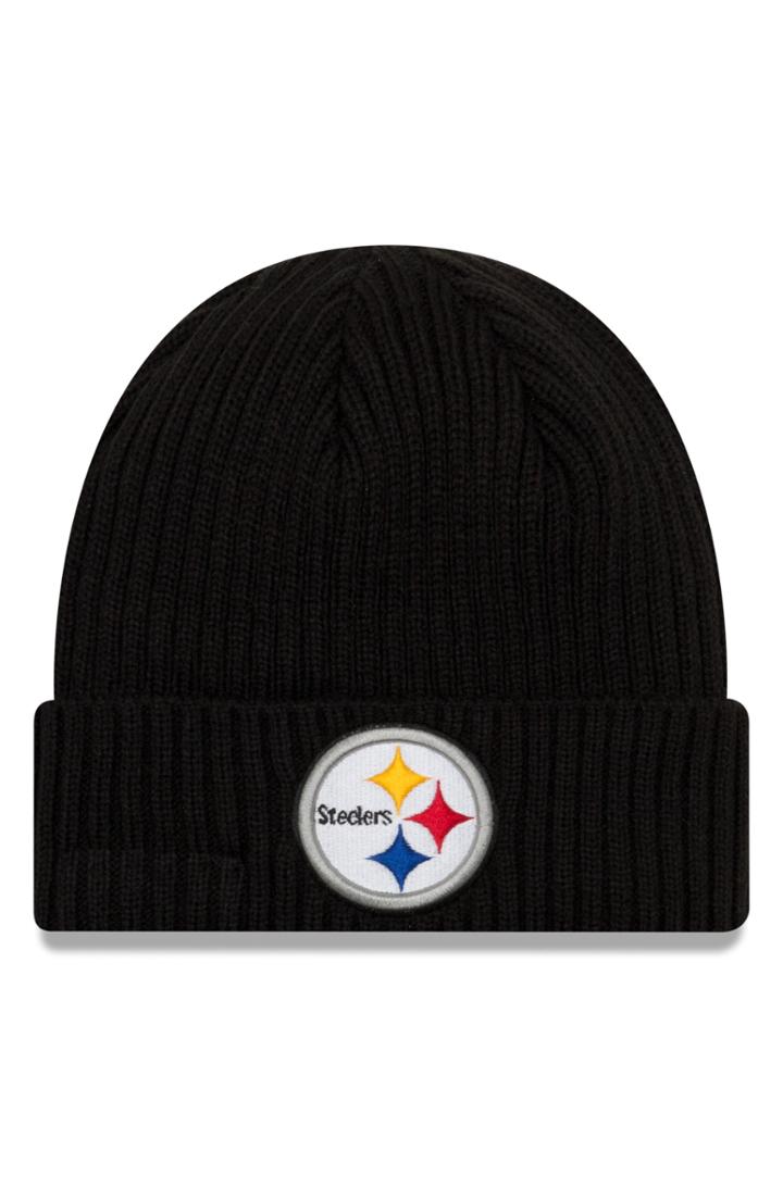 Men's New Era Cap Core Logo Beanie - Black