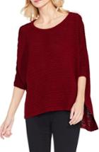 Women's Two By Vince Camuto Crinkle Yarn Dolman Sleeve Top - Red