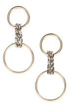 Women's Bp. Chain Double Hoop Earrings
