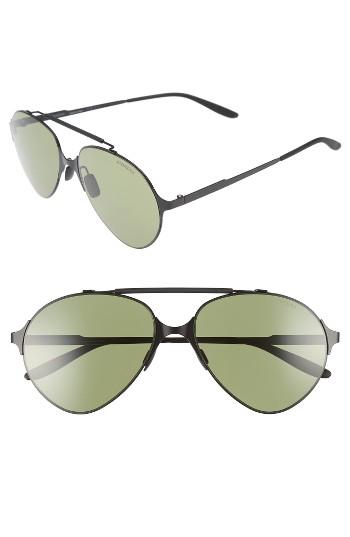 Women's Carrera 58mm Gradient Pilot Sunglasses - Matte Black/ Green