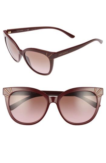 Women's Tory Burch 55mm Gradient Cat Eye - Bordeaux