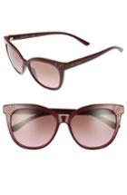 Women's Tory Burch 55mm Gradient Cat Eye - Bordeaux
