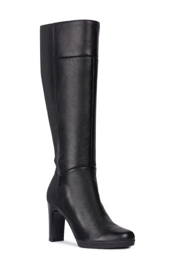 Women's Geox Annya Knee High Boot Us / 35eu - Black