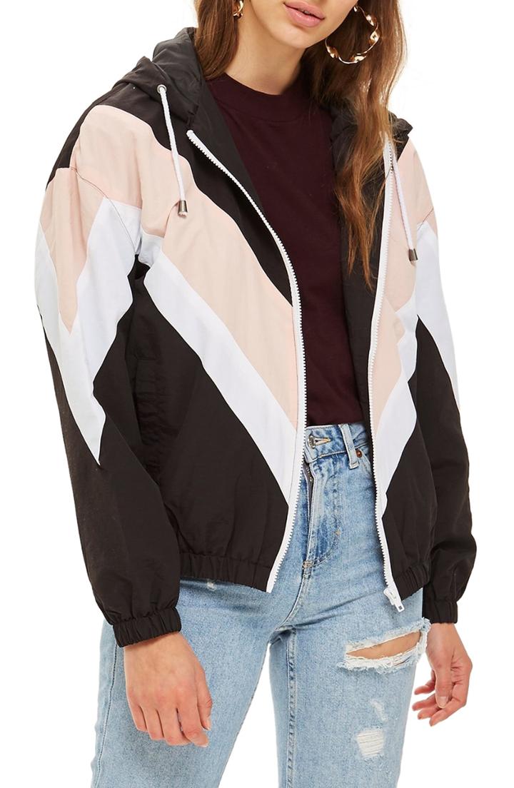 Women's Topshop Glynn Windbreaker - Pink