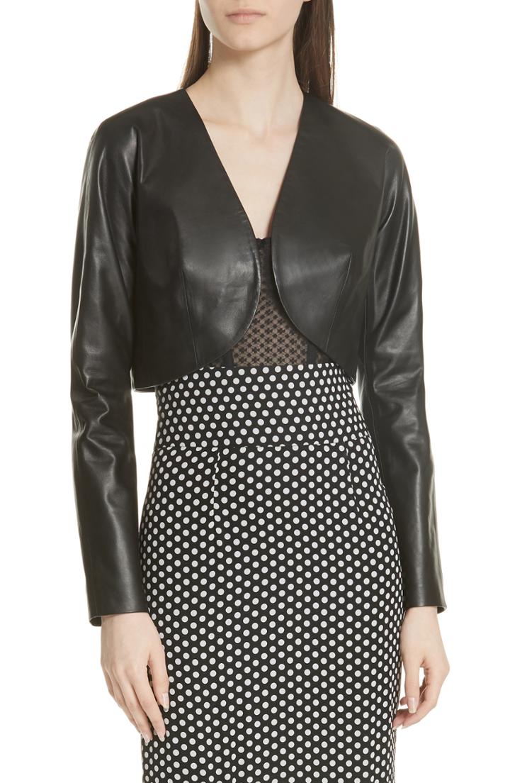 Women's Milly Lightweight Leather Bolero
