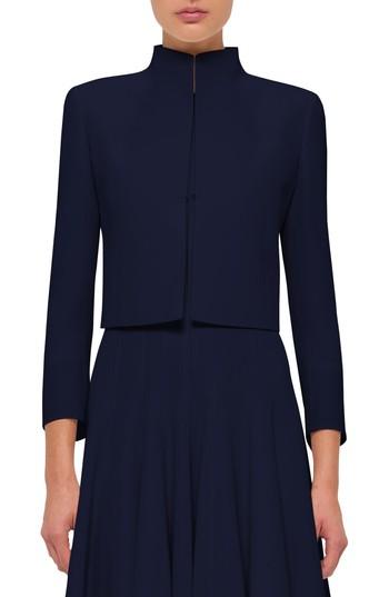 Women's Akris Pandora Short Stretch Wool Jacket