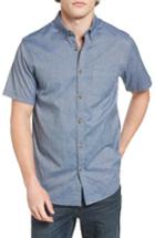Men's Billabong All-day Short-sleeve Oxford Shirt - Blue