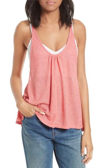 Women's Free People Wear Me Now Tank - Coral