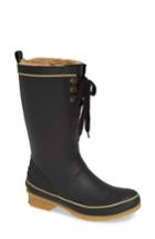 Women's Chooka Whidbey Plush Waterproof Rain Boot M - Black