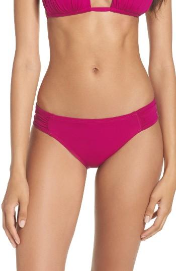 Women's La Blanca Island Goddess Hipster Bikini Bottoms - Purple