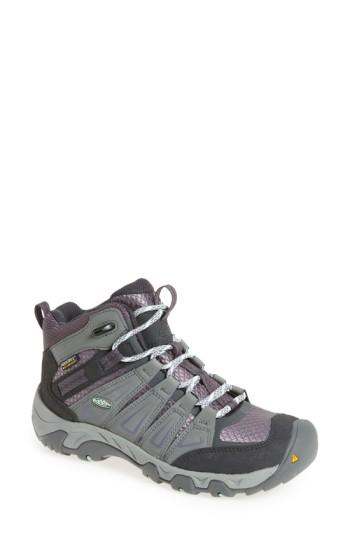Women's Keen 'oakridge' Waterproof Hiking Boot M - Grey