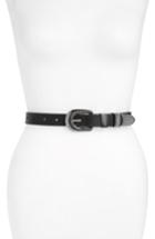 Women's Lovestrength Basic Leather Belt, Size /small - Black