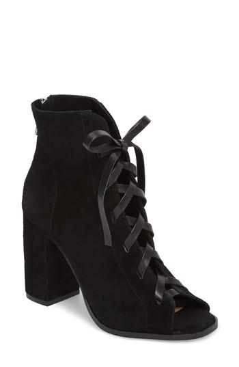Women's Kristin Cavallari Layton Lace-up Boot M - Black