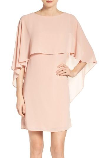 Women's Vince Camuto Cape Overlay Dress