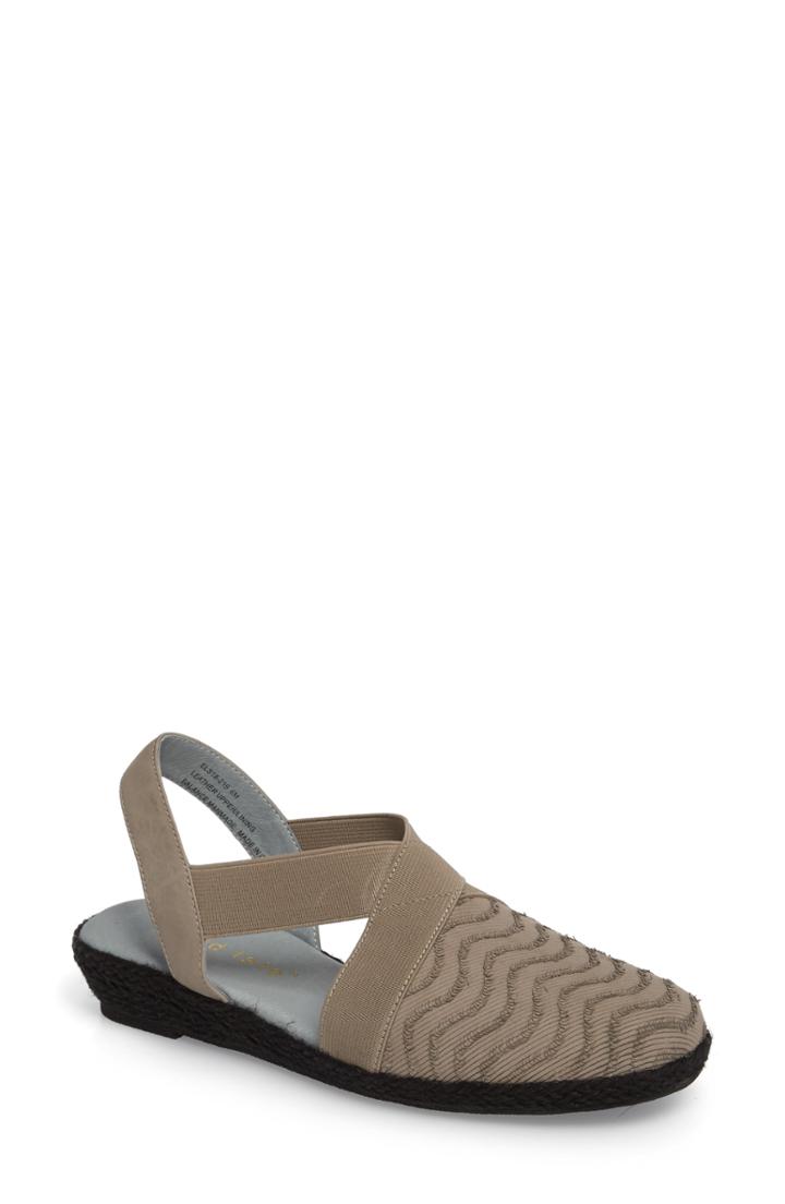 Women's David Tate Snazzy Flat M - Grey