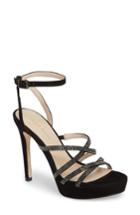 Women's Pelle Moda Oak Platform Sandal .5 M - Black