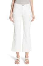 Women's Lafayette 148 New York Mercer Crop Flare Jeans (similar To 16w) - White