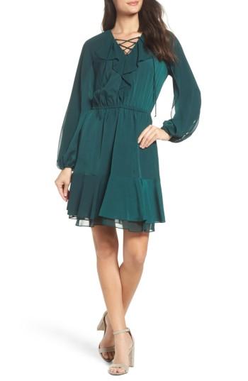 Women's Kobi Halperin Keely Ruffle Blouson Dress