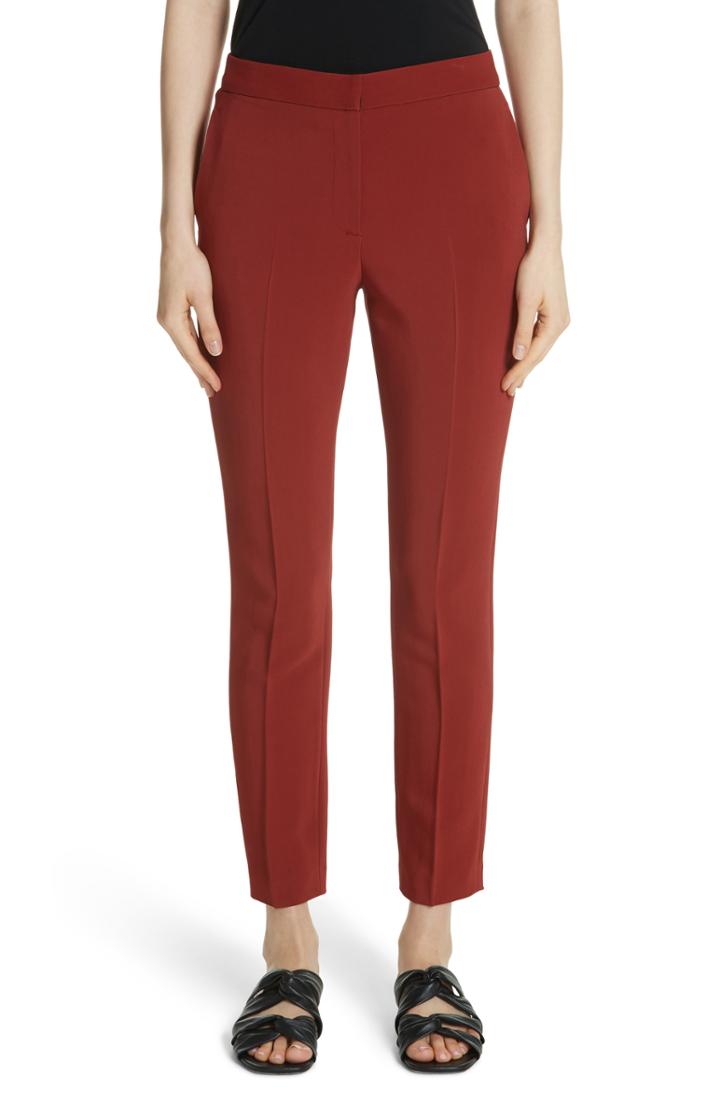 Women's Rosetta Getty Stretch Cady Skinny Trousers