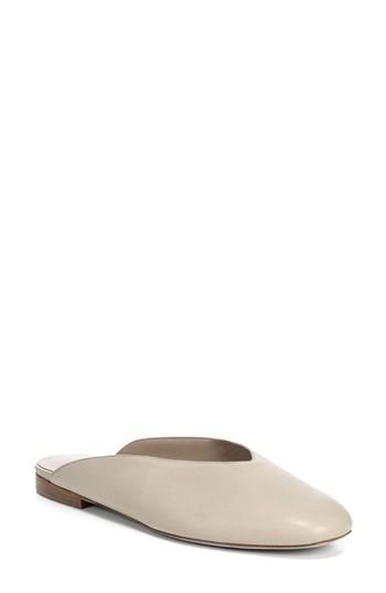 Women's Vince Levins V-cut Mule M - Beige