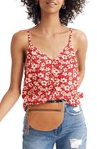 Women's Madewell Button Down Camisole - Red
