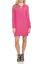 Women's 1.state Lace-up Shirtdress, Size - Pink