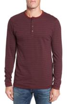 Men's Patagonia 'daily' Long Sleeve Organic Cotton Henley - Burgundy