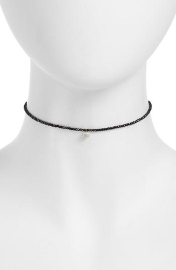 Women's Meira T Diamond Charm Choker Necklace