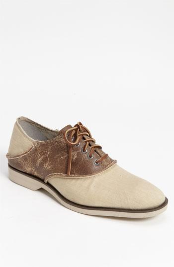 Sperry Top-sider 'boat' Oxford Saddle Shoe Khaki/ Tan 12 M