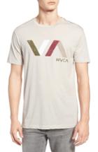 Men's Rvca Va Diagonals Graphic T-shirt - Grey