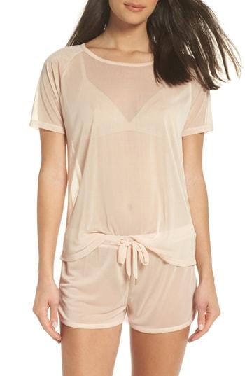 Women's Honeydew Intimates Sheer Jersey Tee - Ivory