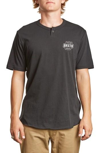 Men's Brixton Garth Henley - Black