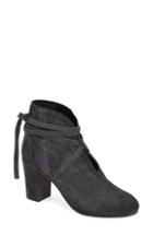 Women's Free People Ankle Tie Bootie Us / 41eu - Black