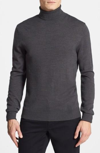 Men's Vince Camuto Merino Wool Turtleneck, Size - Grey
