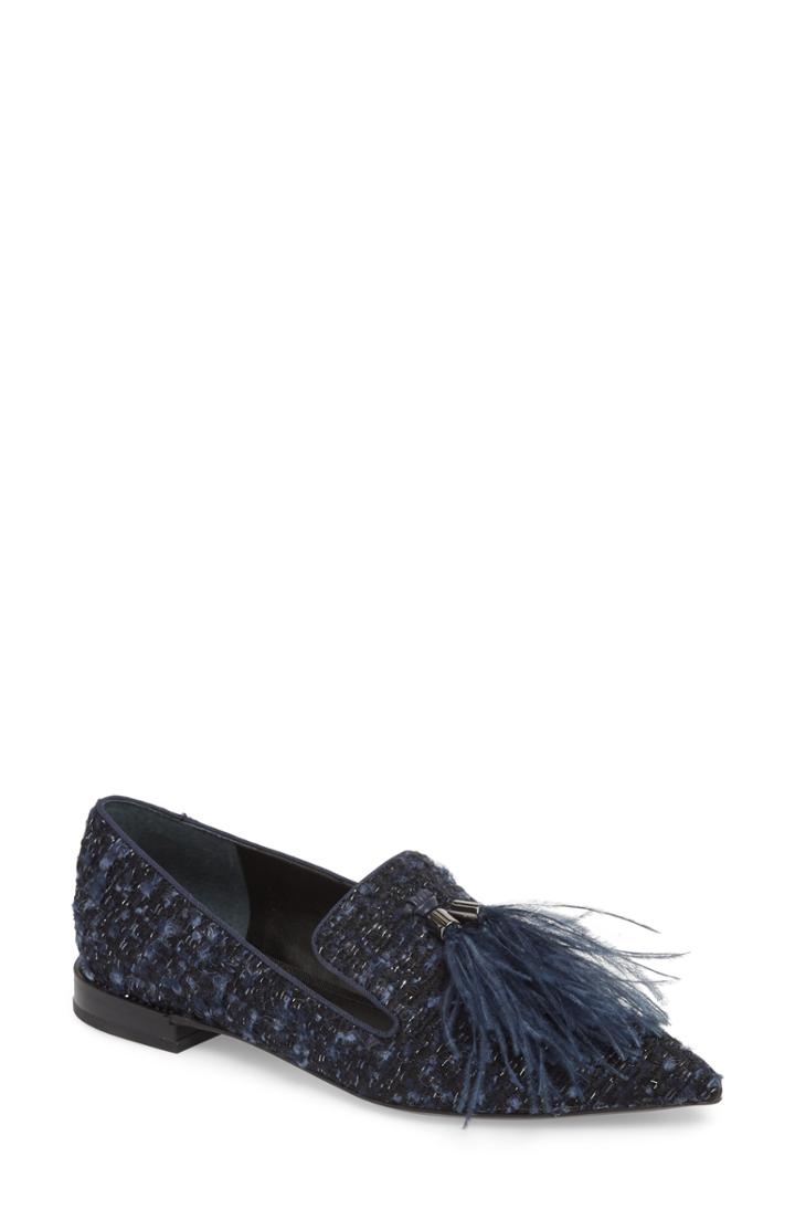 Women's Sarto By Franco Sarto Topaz Tassel Flat .5 M - Blue