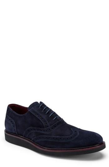 Men's Bugatchi Siena Wingtip M - Blue