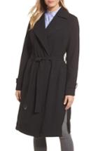 Women's Michael Michael Kors Belted Trench Coat - Black