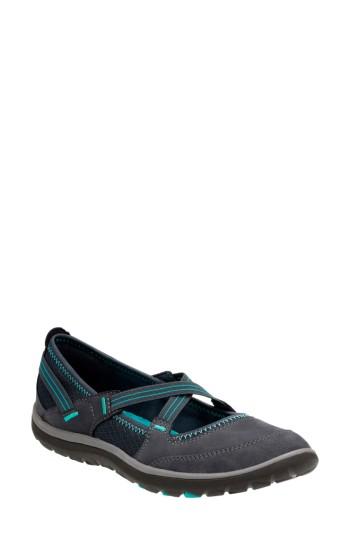 Women's Clarks 'aria' Sneaker .5 M - Blue