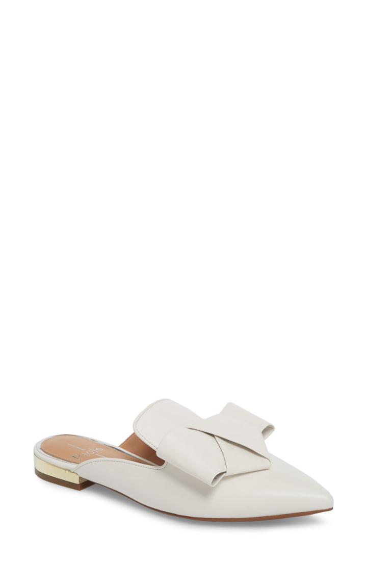 Women's Linea Paolo Anya Bow Mule .5 M - White