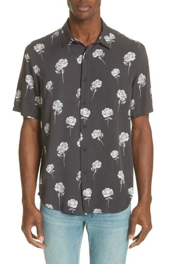 Men's Ksubi Chrome Rose Print Shirt - None