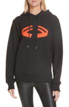 Women's Helmut Lang Halloween Print Hoodie - Black