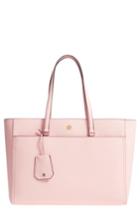 Tory Burch Robinson Leather Tote - Pink