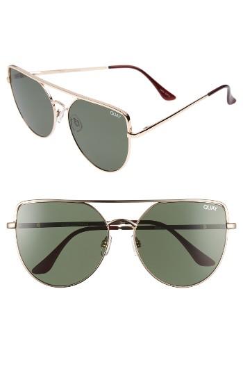 Women's Quay Australia X Jasmine Sanders Santa Fe 65mm Aviator Sunglasses -