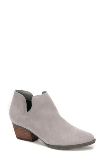 Women's Blondo Victoria Waterproof Cutout Bootie .5 M - Grey