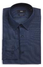 Men's Boss Enzo Ww Fit Microdot Dress Shirt