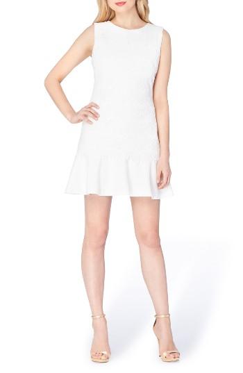 Women's Tahari Lace Drop Waist Dress